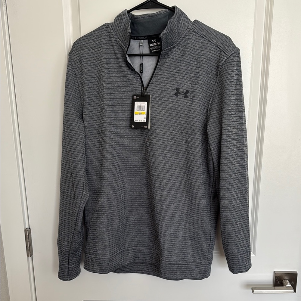 Under Armour Charcoal Striped Pullover
